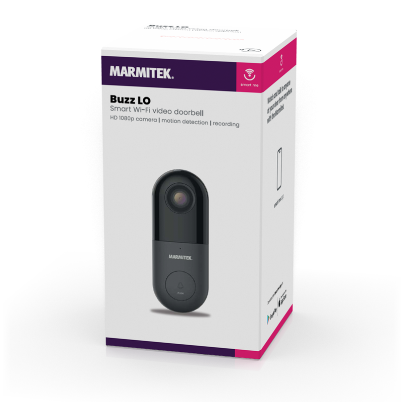 Afbeelding laden in galerijviewer, Marmitek smart wifi video deurbel 1080p