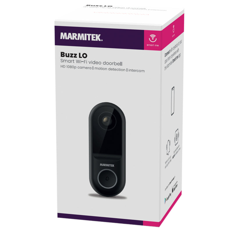 Afbeelding laden in galerijviewer, Marmitek smart wifi video deurbel 1080p