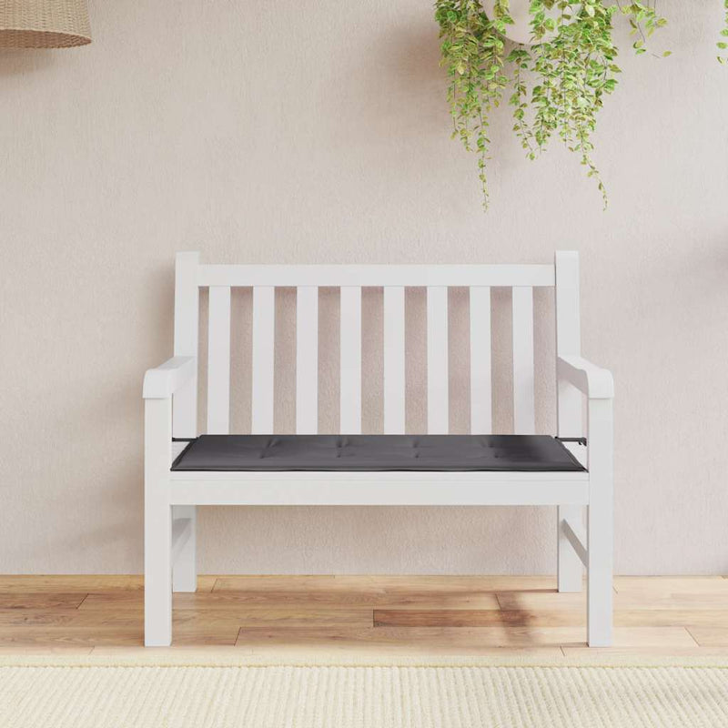 Afbeelding laden in galerijviewer, Vidaxl tuinbankkussen 120x50x4 cm oxford stof antracietkleurig