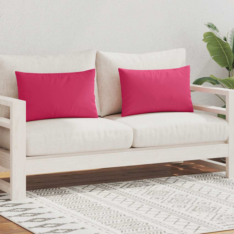 Afbeelding laden in galerijviewer, Vidaxl buitenkussens 60x40 cm roze 2 st