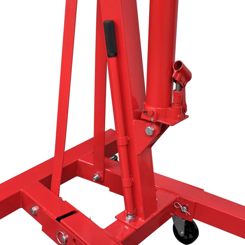 Afbeelding laden in galerijviewer, VidaXL Inklapbare motorkraan 2 ton 88,2 kg