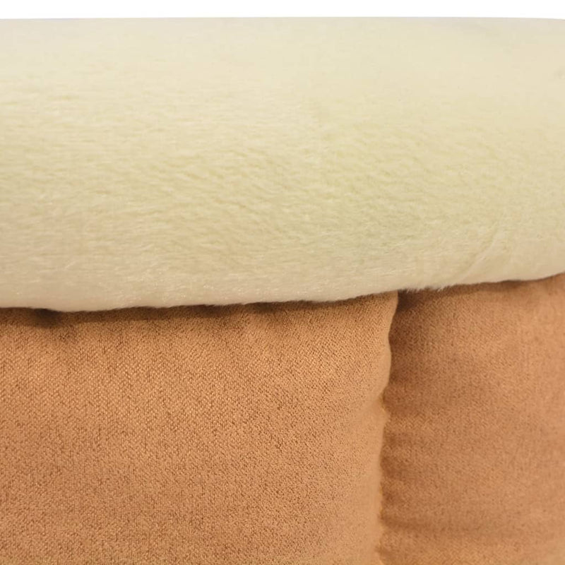 Afbeelding laden in galerijviewer, VidaXL Hondenmand maat L beige