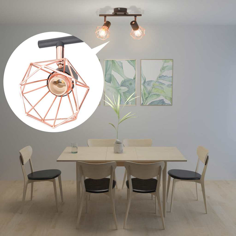 Afbeelding laden in galerijviewer, Vidaxl plafondlamp met 2 led's 8 w