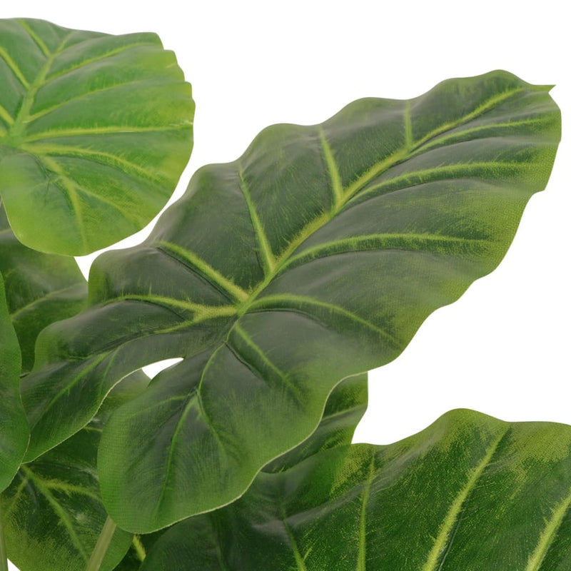 Afbeelding laden in galerijviewer, Vidaxl kunst taro plant met pot 45 cm groen