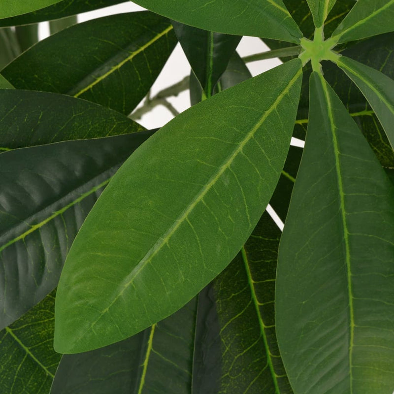Afbeelding laden in galerijviewer, Vidaxl kunst watercacao plant met pot 85 cm groen