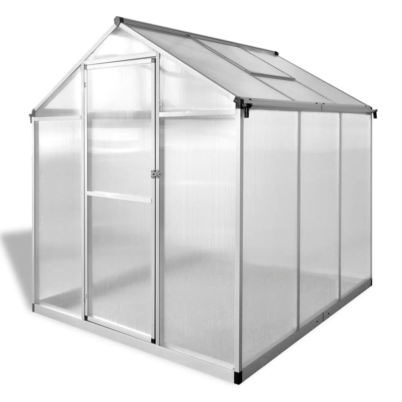 Afbeelding laden in galerijviewer, Vidaxl tuinkas 3,46 m² versterkt aluminium