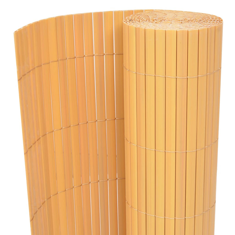 Afbeelding laden in galerijviewer, Vidaxl tuinhek geel 150 x 500 cm pvc
