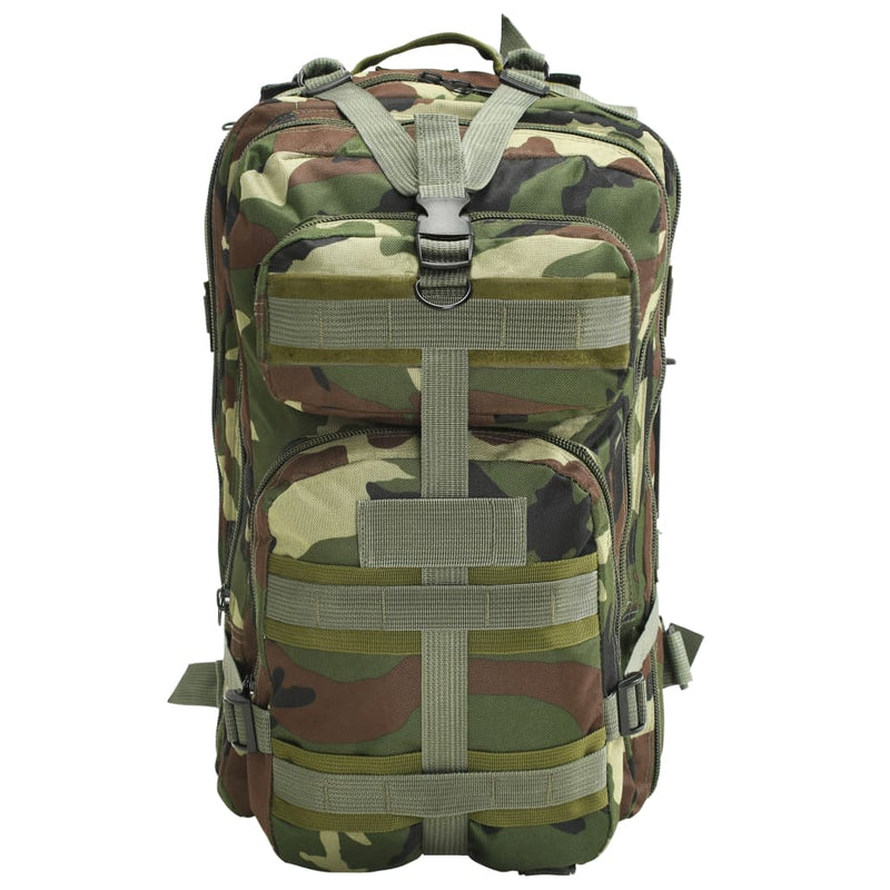 Afbeelding laden in galerijviewer, Vidaxl rugzak legerstijl 50 l camouflage