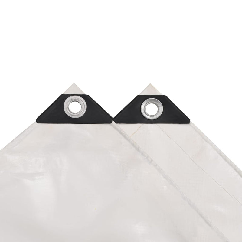 Afbeelding laden in galerijviewer, Vidaxl dekzeil 650 g m² 3x5 m wit