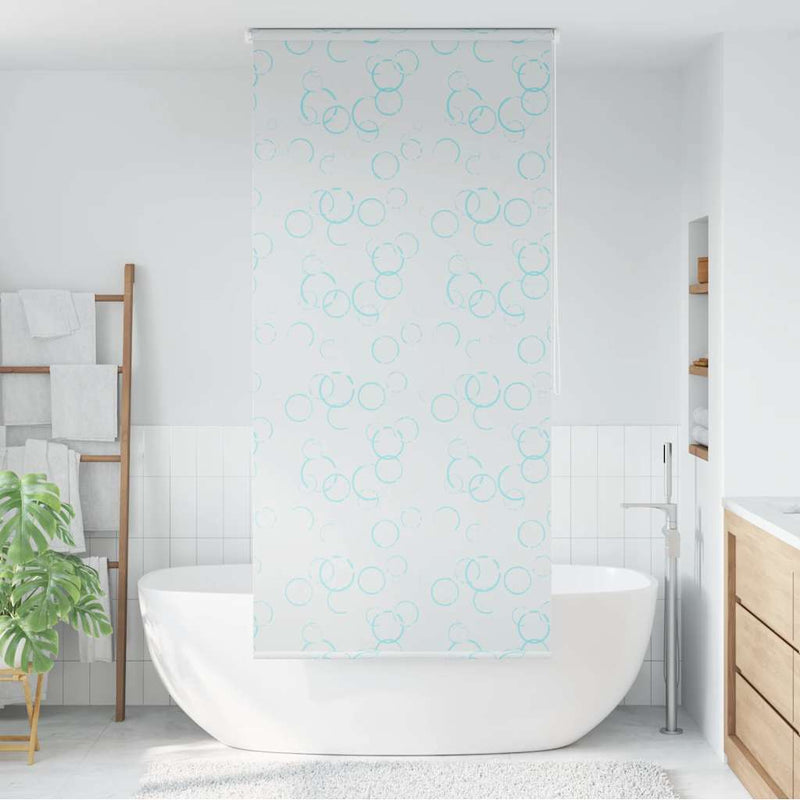 Afbeelding laden in galerijviewer, Vidaxl rolgordijn voor douche 120x240 cm bubbel