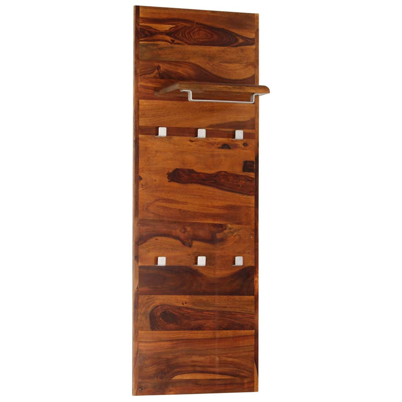 Afbeelding laden in galerijviewer, Vidaxl kapstok 118x40 cm massief acaciahout
