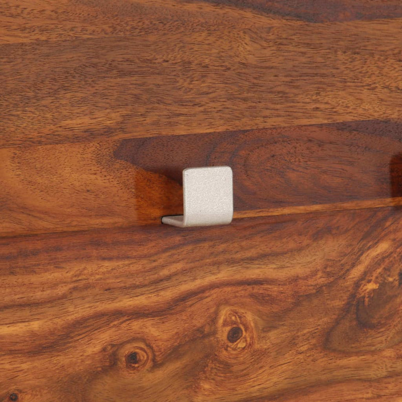 Afbeelding laden in galerijviewer, Vidaxl kapstok 118x40 cm massief acaciahout