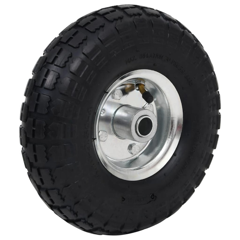 Afbeelding laden in galerijviewer, Vidaxl steekwagenwielen 4,10 3,50-4 (260x83) rubber 4 st