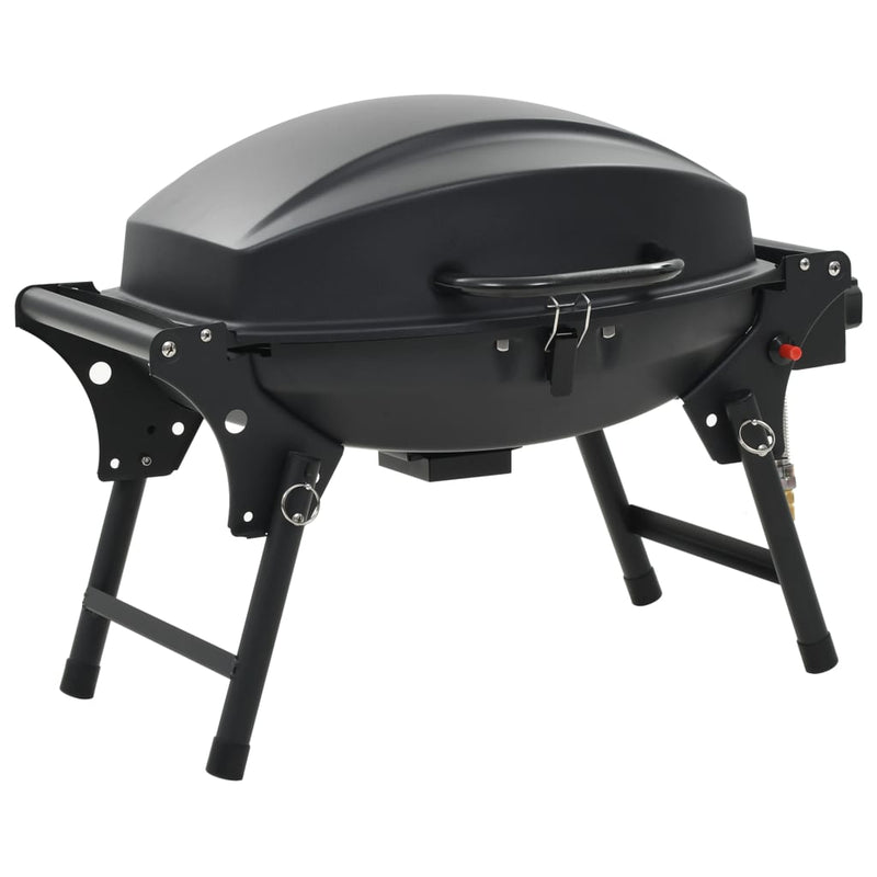 Afbeelding laden in galerijviewer, Vidaxl gasbarbecue met kookzone zwart