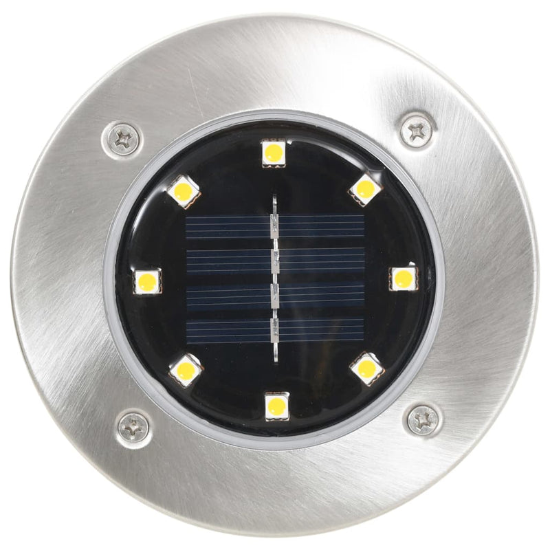 Afbeelding laden in galerijviewer, Vidaxl grondlampen 8 st solar led warmwit