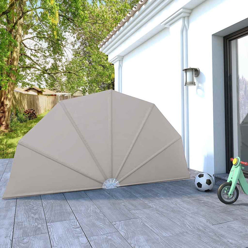 Afbeelding laden in galerijviewer, Vidaxl terrasscherm inklapbaar 160 cm crème