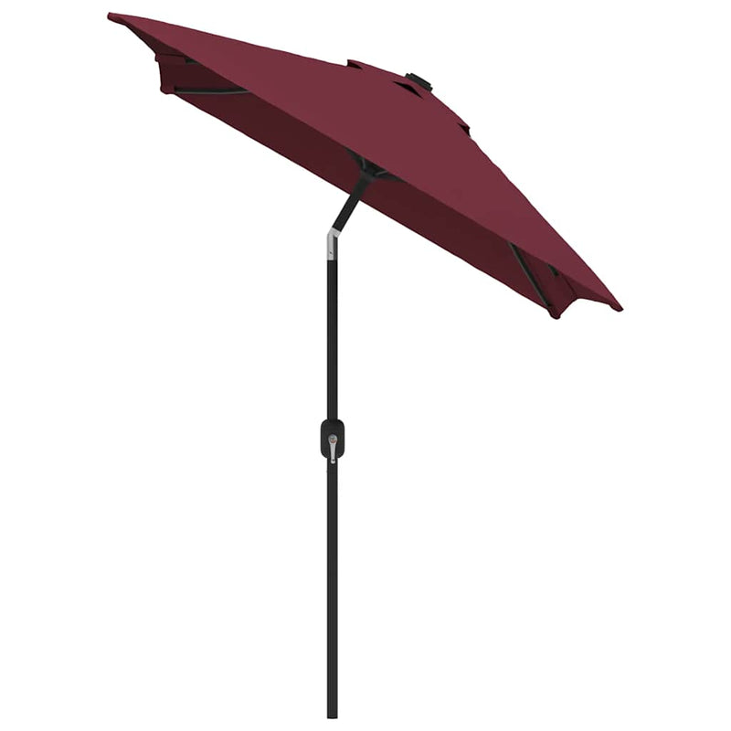 Afbeelding laden in galerijviewer, Vidaxl parasol met metalen paal 300x200 cm bordeauxrood
