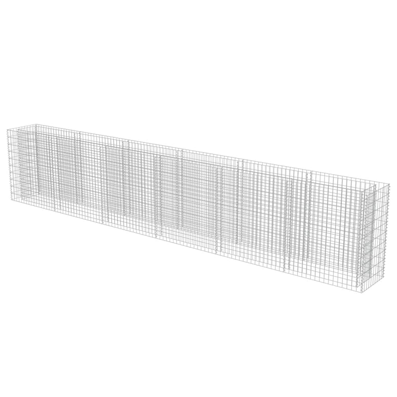 Afbeelding laden in galerijviewer, VidaXL Gabion plantenbak verhoogd 540x50x100 cm gegalvaniseerd staal