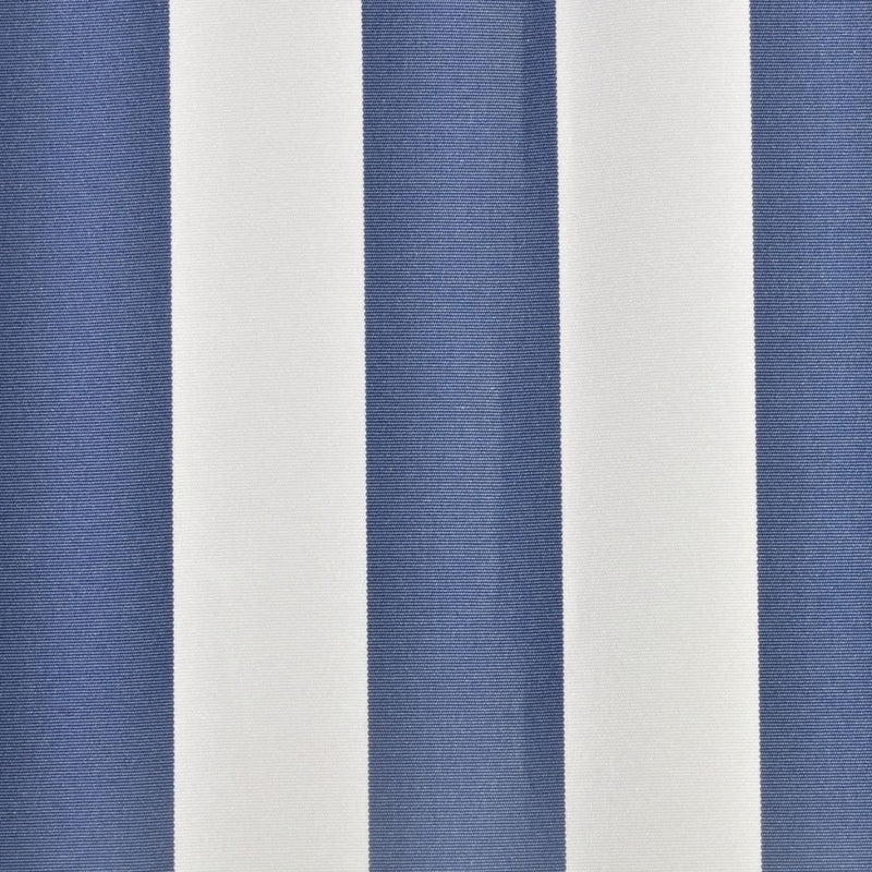 Afbeelding laden in galerijviewer, Vidaxl luifeldoek 350x250 cm canvas blauw en wit