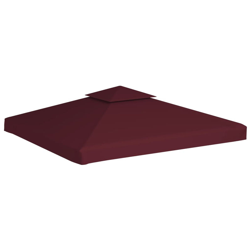 Afbeelding laden in galerijviewer, Vidaxl prieeldak 2-laags 3x3m 310 g m² bordeaux