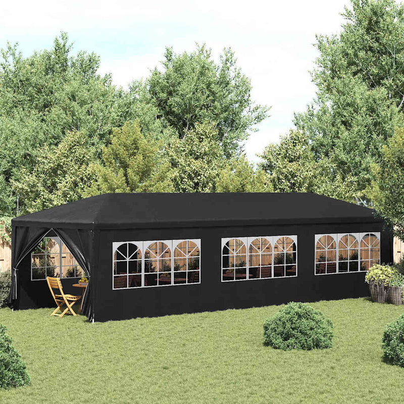 Afbeelding laden in galerijviewer, Vidaxl partytent 3x9 m antraciet