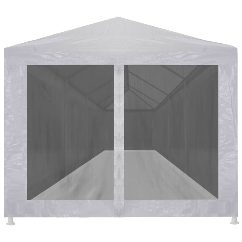 Afbeelding laden in galerijviewer, Vidaxl partytent met 10 mesh zijwanden 12x3 m