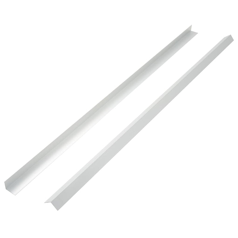 Afbeelding laden in galerijviewer, Vidaxl 5 st terras hoekplinten 170 cm aluminium zilverkleurig
