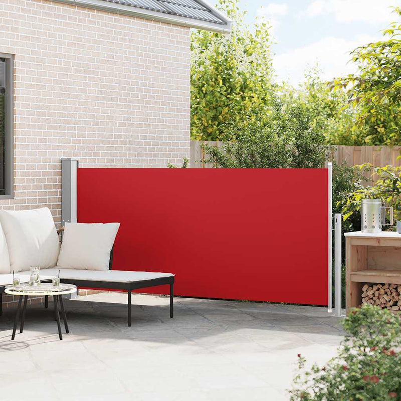 Afbeelding laden in galerijviewer, Vidaxl windscherm uittrekbaar 140x300 cm rood