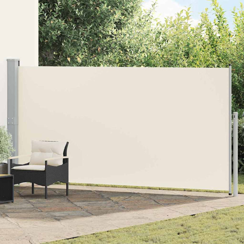 Afbeelding laden in galerijviewer, Vidaxl windscherm uittrekbaar 160x500 cm crème