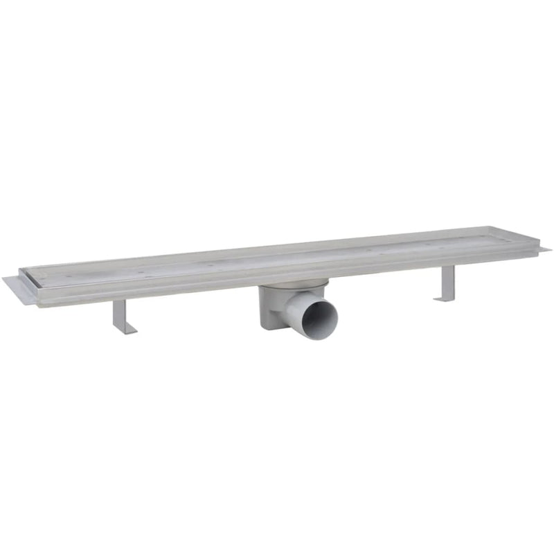 Afbeelding laden in galerijviewer, VidaXL Doucheafvoer 2 st rechthoekig 730x140 mm roestvrij staal