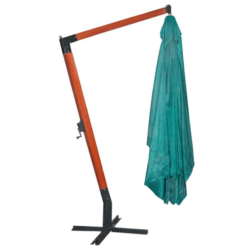 Afbeelding laden in galerijviewer, Vidaxl zweefparasol melia 300x400 cm groen