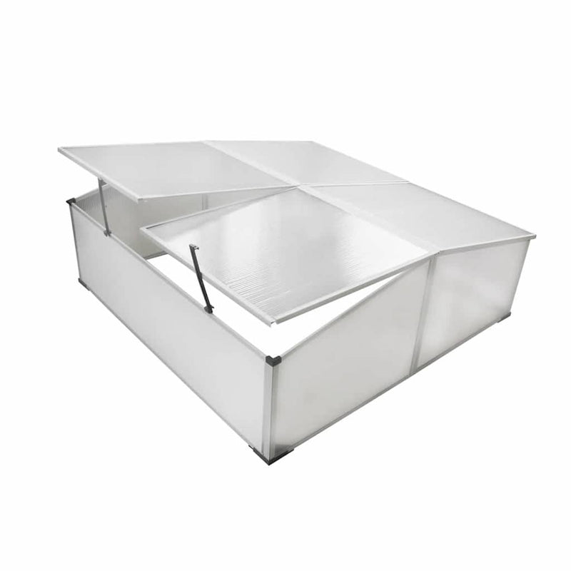 Afbeelding laden in galerijviewer, Vidaxl koude bak met 4 deksels 108x110x41 cm