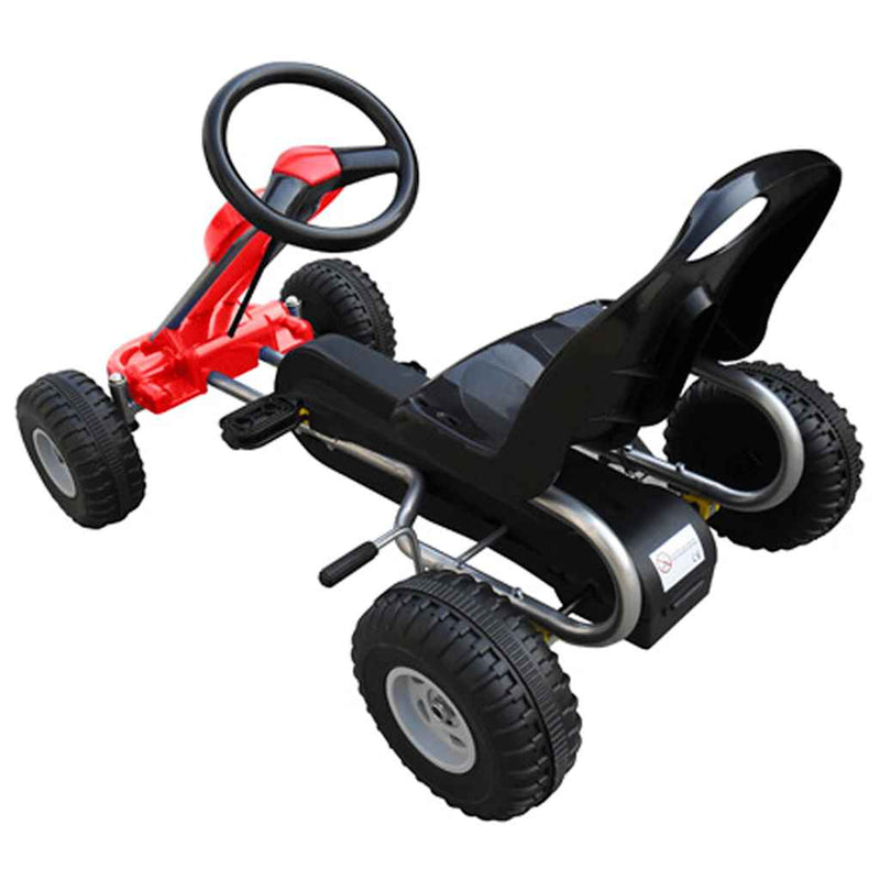 Afbeelding laden in galerijviewer, Vidaxl skelter met pedalen rood