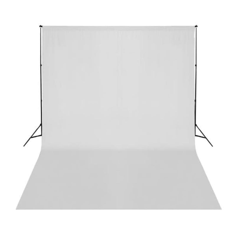 Afbeelding laden in galerijviewer, Vidaxl achtergrond zonder standaard 500x300 cm katoen wit