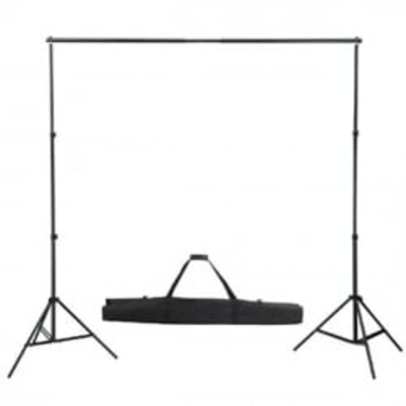 Afbeelding laden in galerijviewer, Vidaxl achtergrondsysteem 300x300 cm groen