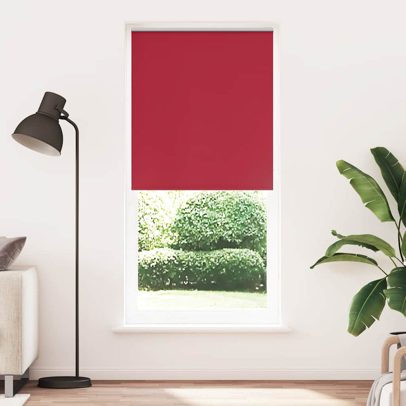 Afbeelding laden in galerijviewer, Vidaxl rolgordijn verduisterend 104,4 x 230 cm stofbreedte 100 cm rood