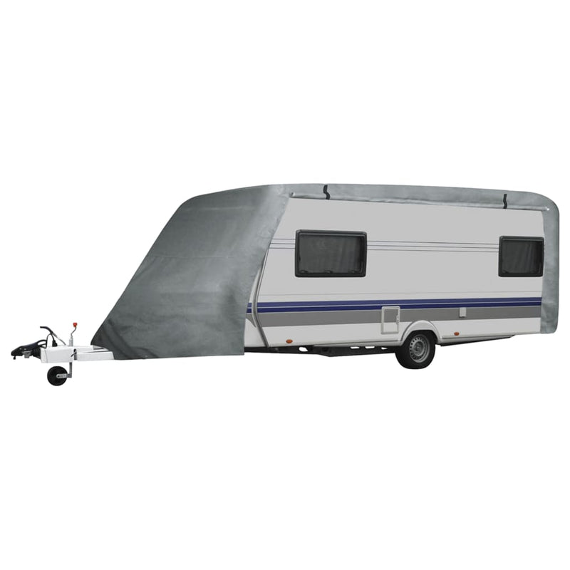 Afbeelding laden in galerijviewer, Vidaxl caravanhoes s grijs