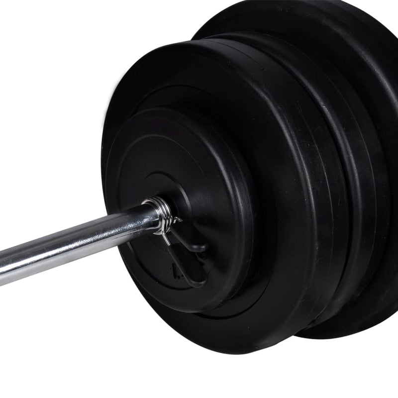 Afbeelding laden in galerijviewer, VidaXL Barbellen dumbbellset 60,5 kg