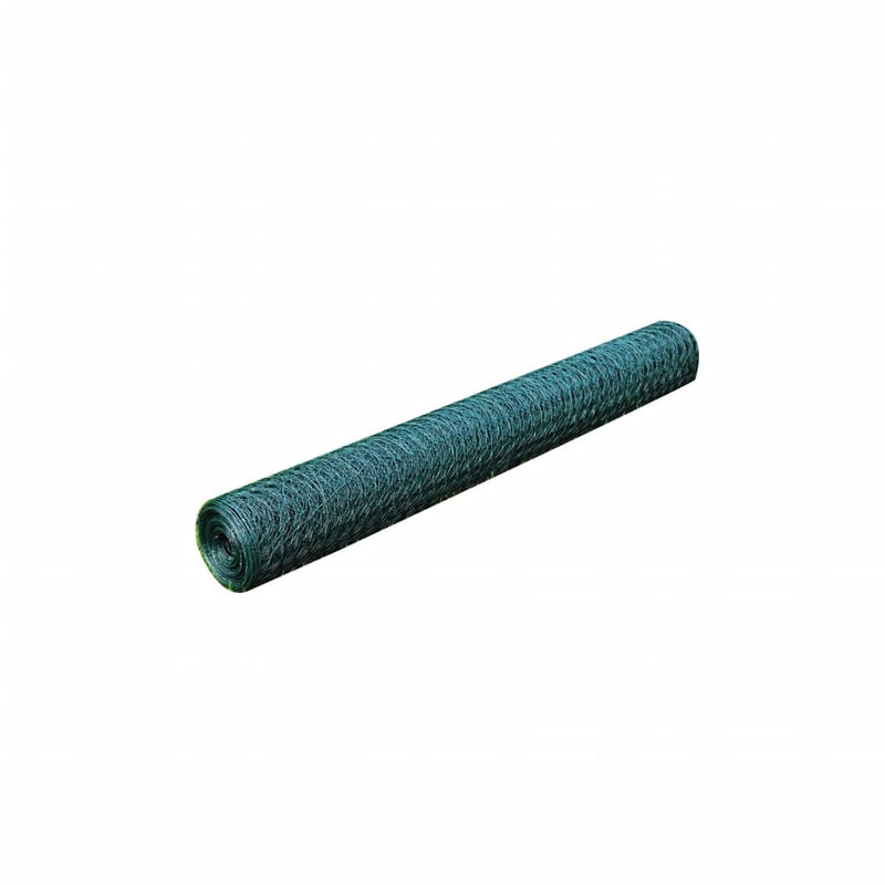 Afbeelding laden in galerijviewer, Vidaxl kippengaas 25x0,5 m met pvc coating groen