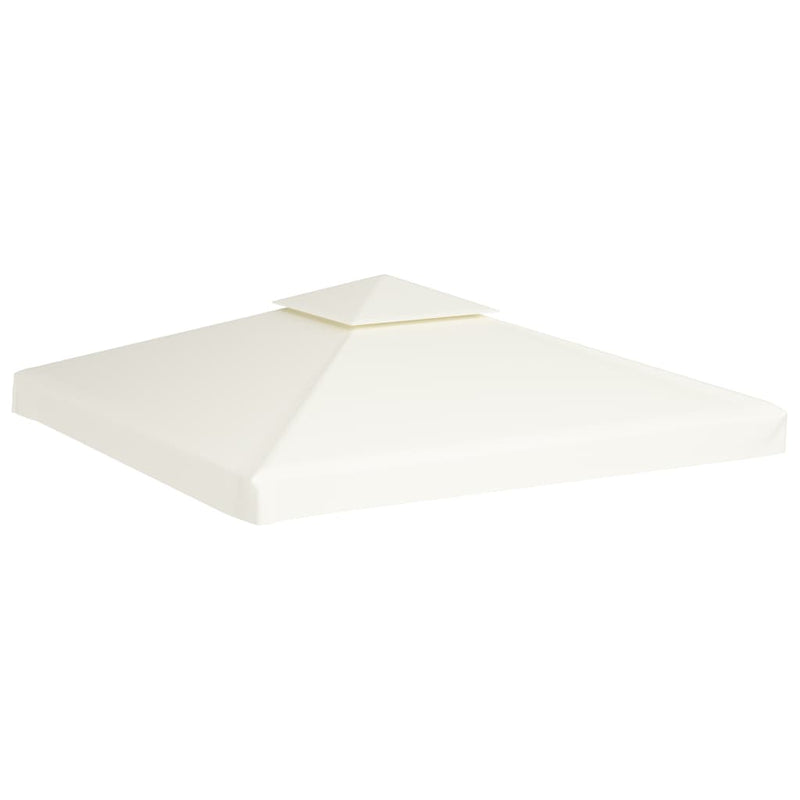 Afbeelding laden in galerijviewer, Vidaxl vervangend tentdoek prieel 310 g m² 3x3 m crèmewit