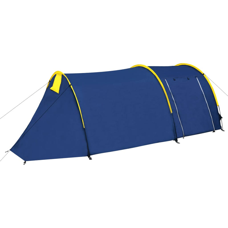 Afbeelding laden in galerijviewer, VidaXL Tent 6-persoons marineblauw geel