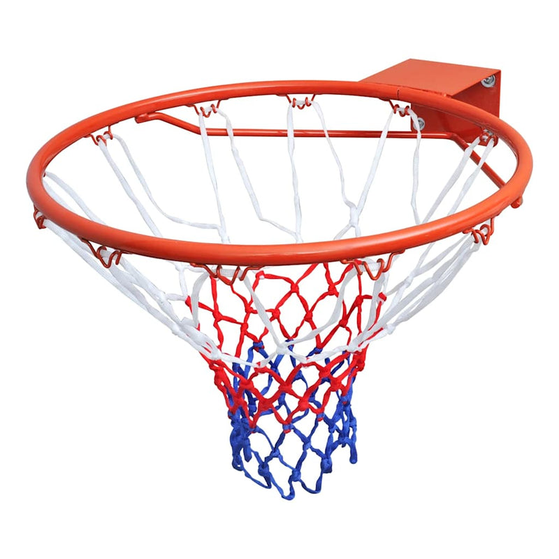 Afbeelding laden in galerijviewer, Vidaxl basketbalringset met net 45 cm oranje