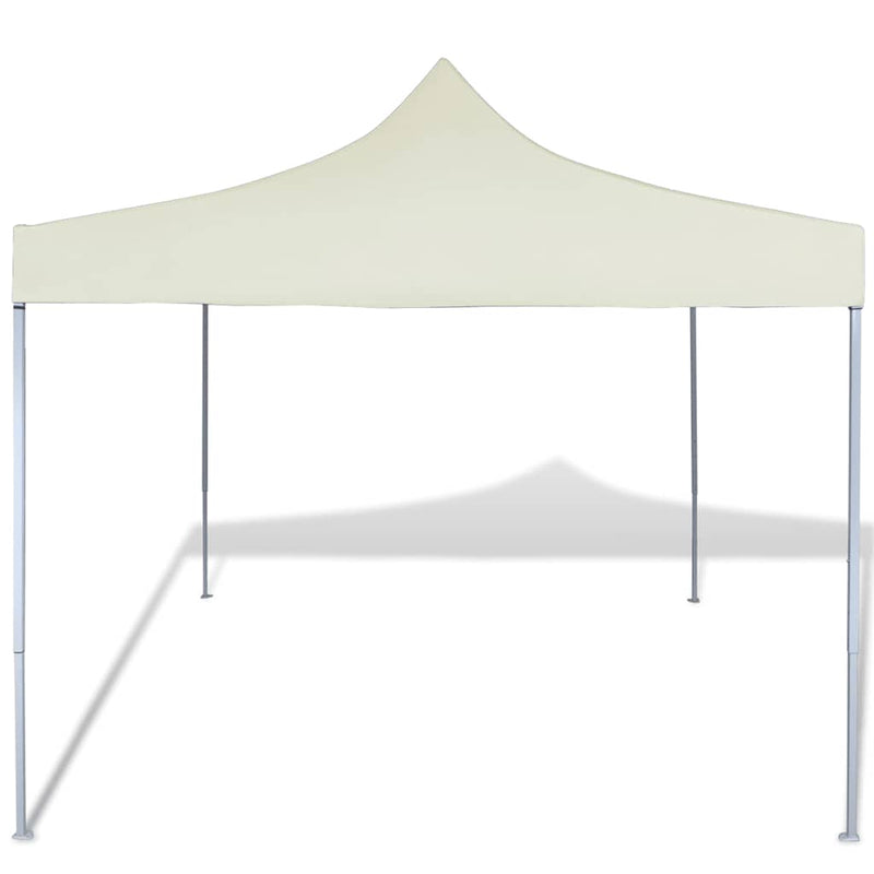 Afbeelding laden in galerijviewer, Vidaxl partytent inklapbaar 3x3 m crème