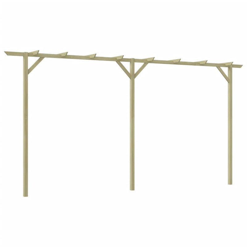 Afbeelding laden in galerijviewer, VidaXL Pergola 410x40x203 cm hout