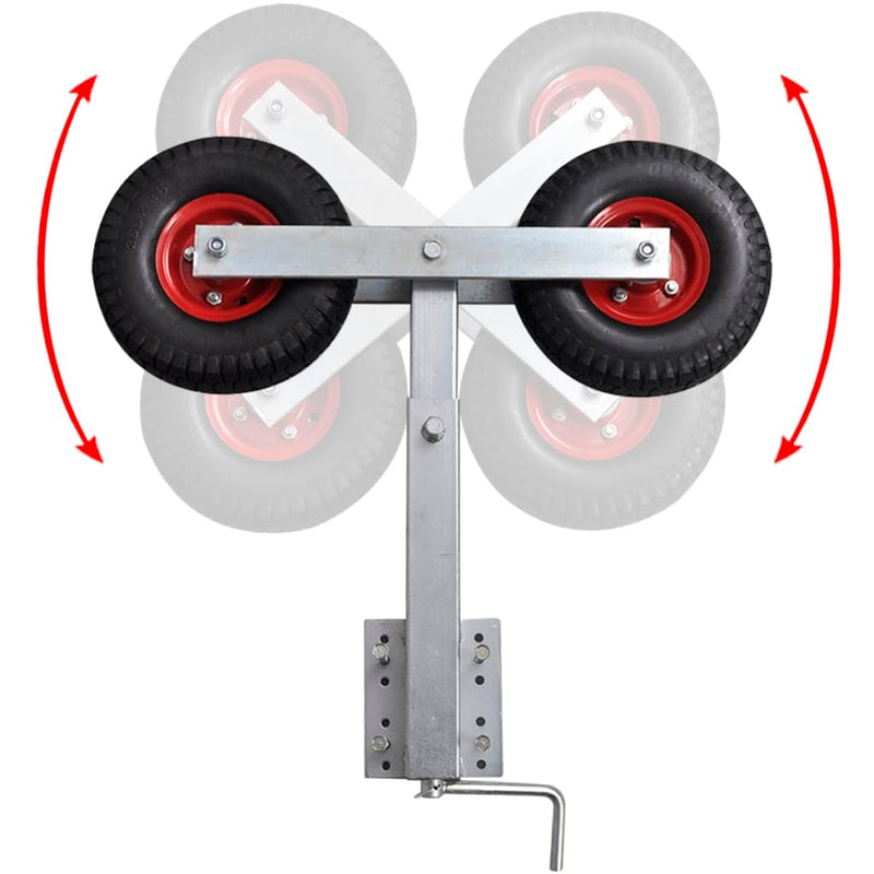 Afbeelding laden in galerijviewer, Vidaxl 2-delige boegsteunenset voor bootaanhanger 59-84 cm
