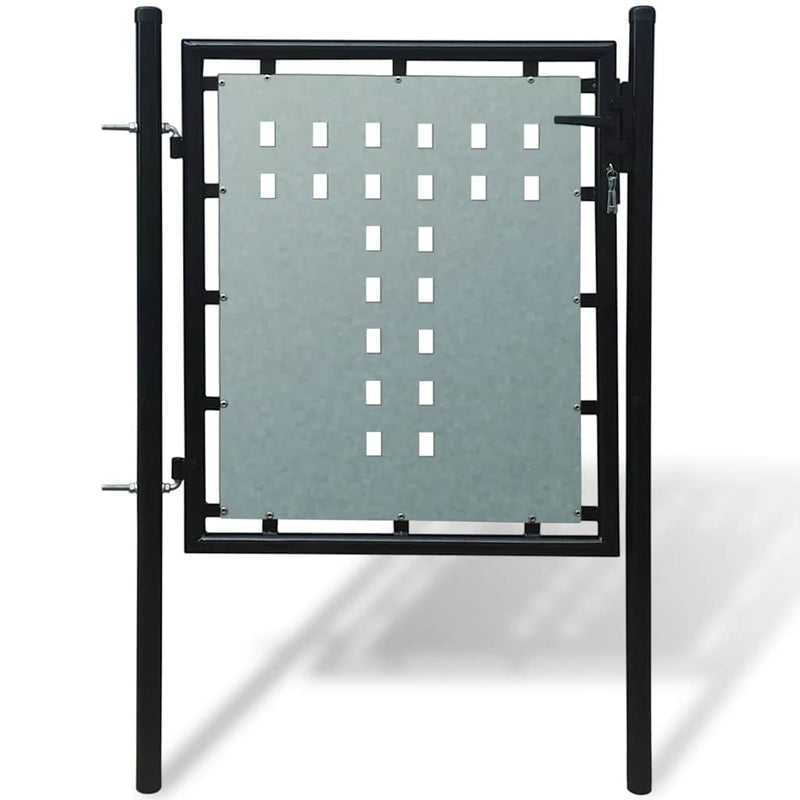 Afbeelding laden in galerijviewer, Vidaxl zwarte enkele deur 100x100 cm