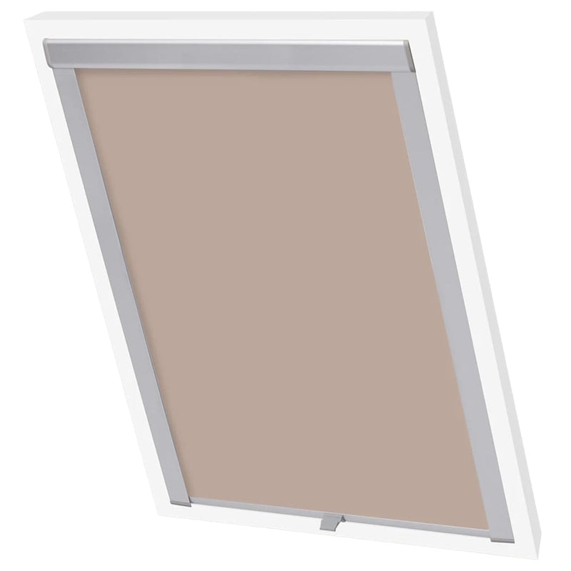 Afbeelding laden in galerijviewer, Vidaxl rolgordijn verduisterend beige p06 406