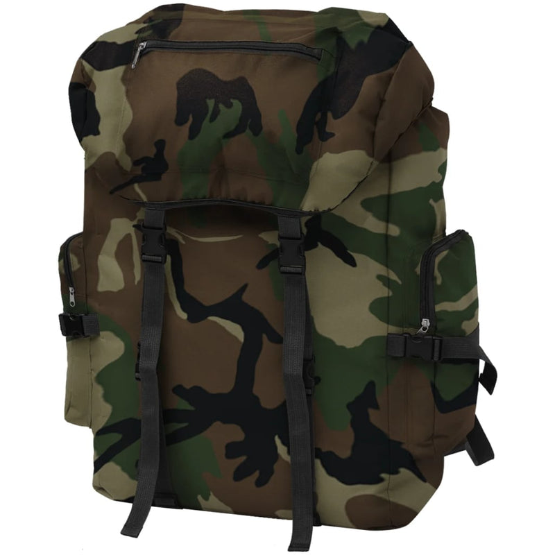 Afbeelding laden in galerijviewer, Vidaxl rugzak legerstijl 65 l camouflage