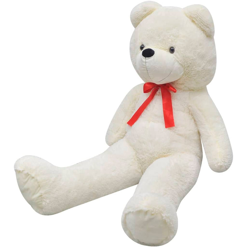 Afbeelding laden in galerijviewer, Vidaxl teddybeer 170 cm pluche wit