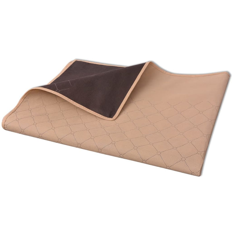 Afbeelding laden in galerijviewer, Vidaxl picknickkleed 100x150 cm beige en bruin